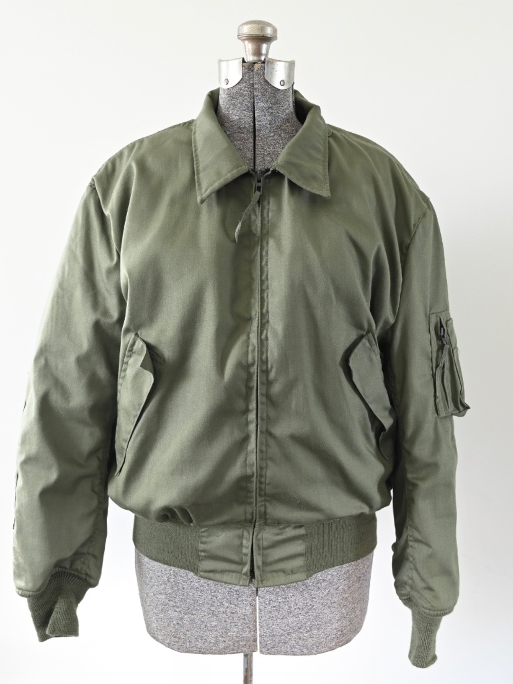 1991 Military Bomber Jacket, Cold Weather High Temperature Resistant Large Long